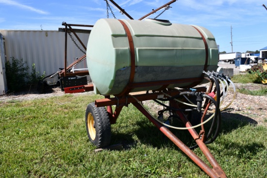 Campbell 300 Gallon Pull Type Sprayer, Approx. 24' Booms, New Hoses and Nozzles, Good 540 pto Pump,