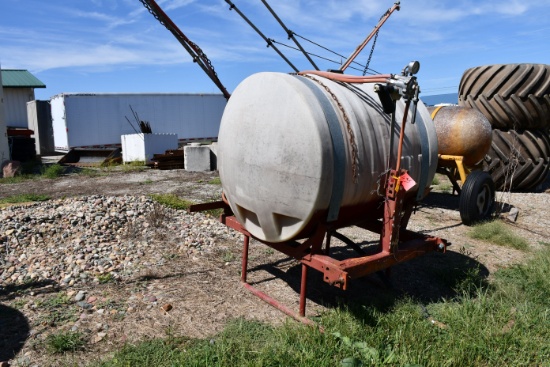 3pt 200 Gallon Sprayer, Unknown Condition, Approx. 20' Booms, With Pump