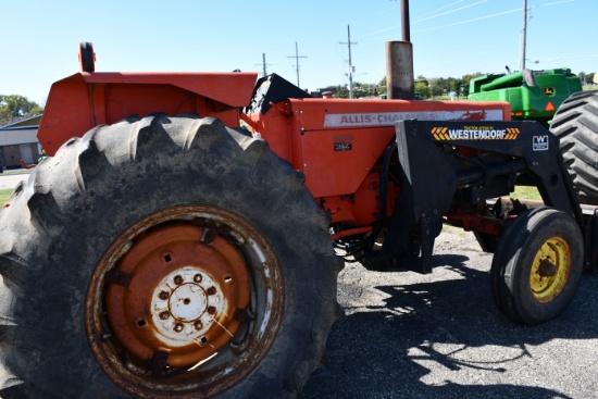 Allis Chalmers 175 Diesel, 3pt, 2 SCV'S, 540pto, 18.4-28 Rear @ 20% Avg With Checking, 7.50-16 Front