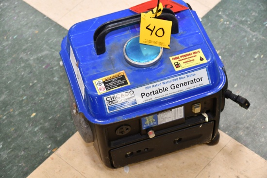 Chicago Electric Generator, 800w, 120v, 2 Stroke Gas Engine