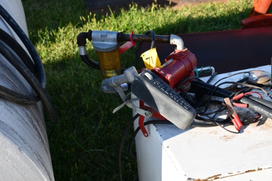 50 Gallon Fuel Tank, With Filrite 12v 15gpm Pump and Filter, Good Shape