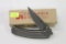 COLUMBIA RIVER MODEL 7502 TITANIUM FOLDING LOCK BLADE KNIFE, NEW IN BOX
