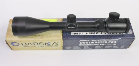 BARSKA HUNTMASER PRO 3-12X50MM, IR RIFLESCOPE