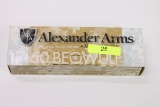 TWENTY (20) ROUNDS ALEXANDER ARMS 50 BEOWULF AMMO, 335 HP RAINIER