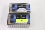 ONE HUNDRED (100) ROUNDS FEDERAL 22 WIN MAG AMMO