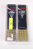 TWO HUNDRED (200) ROUNDS CCI ,22 SHORT AMMO
