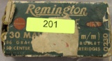 FIFTY (50) ROUNDS REMINGTON, 30 MAUSER AMMO