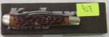 KA-BAR MODEL 1019 DOUBLE BLADE FOLDER KNIFE, NEW IN BOX