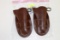 TWO (2) THE HUNTER COMPANY, MODEL 1080-46-1343, RUGER BEARCAT LEATHER HOLSTERS