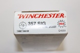 FIFTY (50) ROUNDS WINCHESTER 357 SIG AMMO