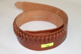 THE HUNTER COMPANY, LEFT HAND LEATHER WESTERN BELT, .35/.357, 34