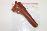 THE HUNTER COMPANY MODEL 1100-27-1516, S&W 17, LEATHER HOLSTER, 8-3/8
