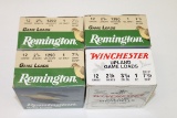 ONE HUNDRED (100) ROUNDS WINCHESTER & REMINGTON, 12 GAUGE, 2-3/4
