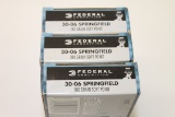 SIXTY (60) ROUNDS FEDERAL, 30-06 AMMO