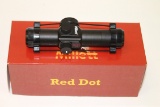 MILLETT 1 X 20, RED DOT SCOPE IN BOX