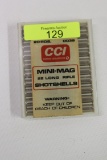 TWENTY (20) ROUNDS CCI MINI-MAG, .22 LR SHOTSHELL