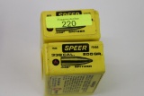 ONE HUNDRED (100) SPEER, 338 CAL BULLETS, 200 GR SPITZER