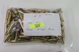 ONE HUNDRED FIFTY (150) ROUNDS, 6.8 SPC ONCE FIRED BRASS