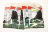 LOT OF FIVE (5) UNCLE MIKES MODEL 8744-1, SIZE 1 , INSIDE THE POCKET HOLSTERS, SMALL AUTOS