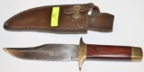 VINTAGE SMITH &WESSON, S&W, MODEL 07077, BONE HANDLE KNIFE, 10