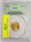 PCGS GRADED MS64, 1852 $2.50 GOLD LIBERTY COIN