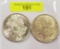 TWO (2) 1921 MORGAN SILVER DOLLARS