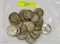 TWENTY FIVE (25) ASSORTED DATE WASHINGTON SILVER QUARTERS