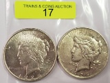 1925 & 1926 SILVER PEACE DOLLARS