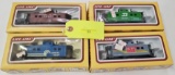 FOUR (4) LIFE LIKE HO SCALE CABOOSES IN BOX