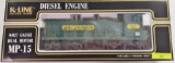 K-LINE O SCALE MP-15 KENNECOTT COPPER CORPORATION DIESEL ENGINE, IN ORIGINAL BOX