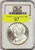 NGC GRADED MS65, 1886 MORGAN