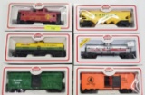 LOT OF SIX (6) MODEL POWER HO SCALE RAIL CARS, IN ORIGINAL BOXES
