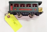 LIONEL GREEN & RED NO. 630 OBSERVATION CAR, EXCELLENT CONDITION