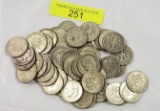 FIFTY (50) ASSORTED DATE ROOSEVELT SILVER DIMES