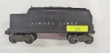 LIONEL O SCALE 2020 TENDER