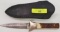 UNITED CUTLERY, MODEL UC445, DAMASCUS STEEL BOOT KNIFE DAGGER W/ SHEATH