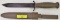 AUSTRIA GLOCK MODEL 78 FIELD KNIFE, NEW OLD STOCK W/ SCABBARD
