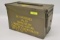ONE (1) METAL MID-SIZE AMMO CAN (EMPTY)