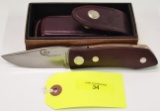 COLT MODEL U01050 FOLDING HUNTING KNIFE IN ORIGINAL BOX W/ SHEATH