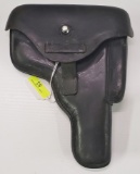 UNMARKED P38 BLACK LEATHER HOLSTER