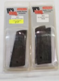 TWO (2) SETS PRO MAG MODEL PM239 1911 POLYMER GRIP PANELS, NEW