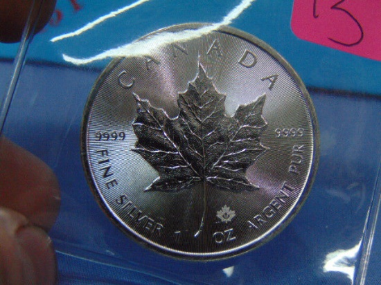 2017 Canada $5 Silver Maple Leaf Bullion Coin