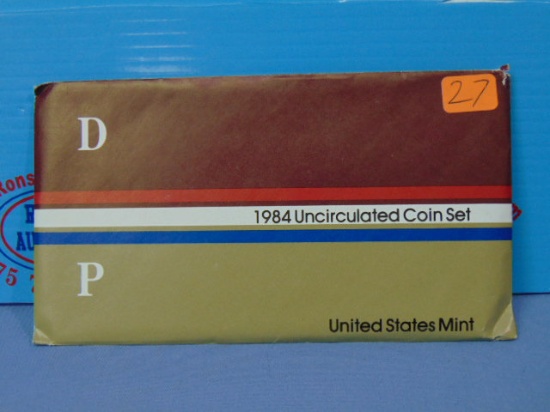 1984 US Mint Uncirculated Coin Set - In OGP