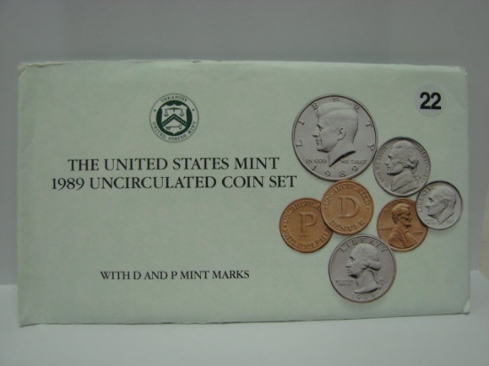 1989 Uncirculated US Mint Set