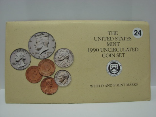 1990 Uncirculated US Mint Set