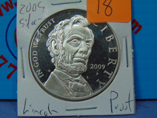 2009-P Abraham Lincoln Proof Silver Dollar