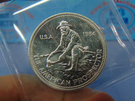 1984 Engelhard Prospector Silver Bullion Round