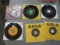 Six Vintage Elvis Presley 45 Rpm Records - With Extra Sleeves