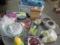 Lot Of Pet Accessories - Toys, Food Bowl & More