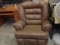 Brown Leather Rocker Recliner